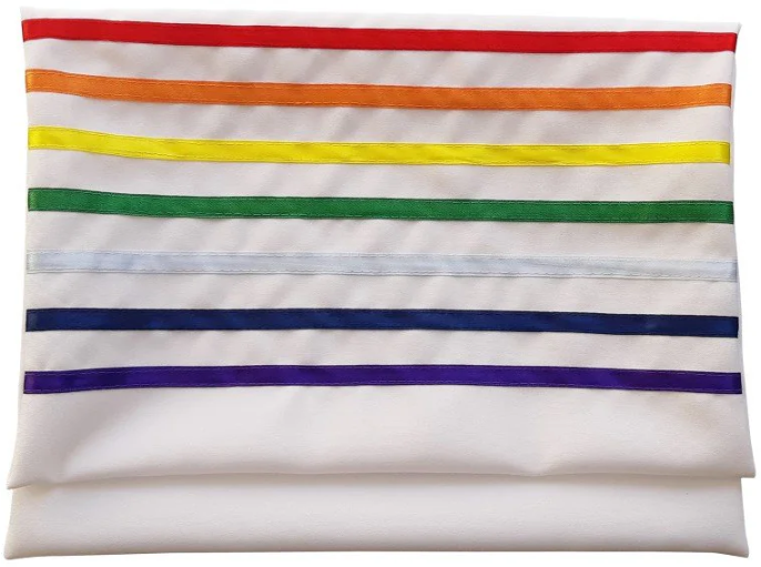 Explore the rich heritage of Rainbow Tallits.