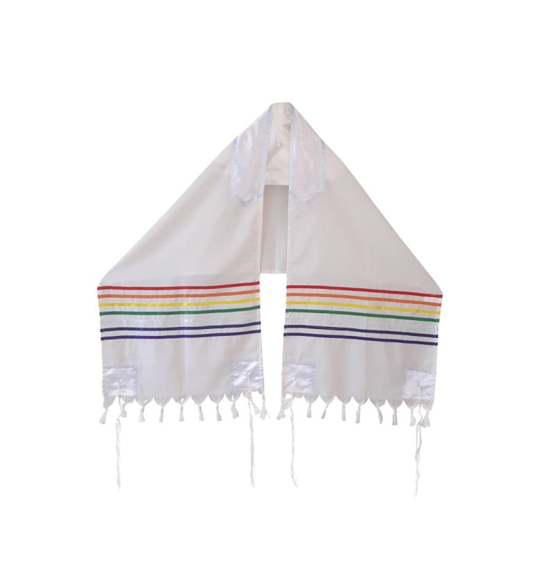 Explore the rich heritage of Rainbow Tallits. – Galilee Silks