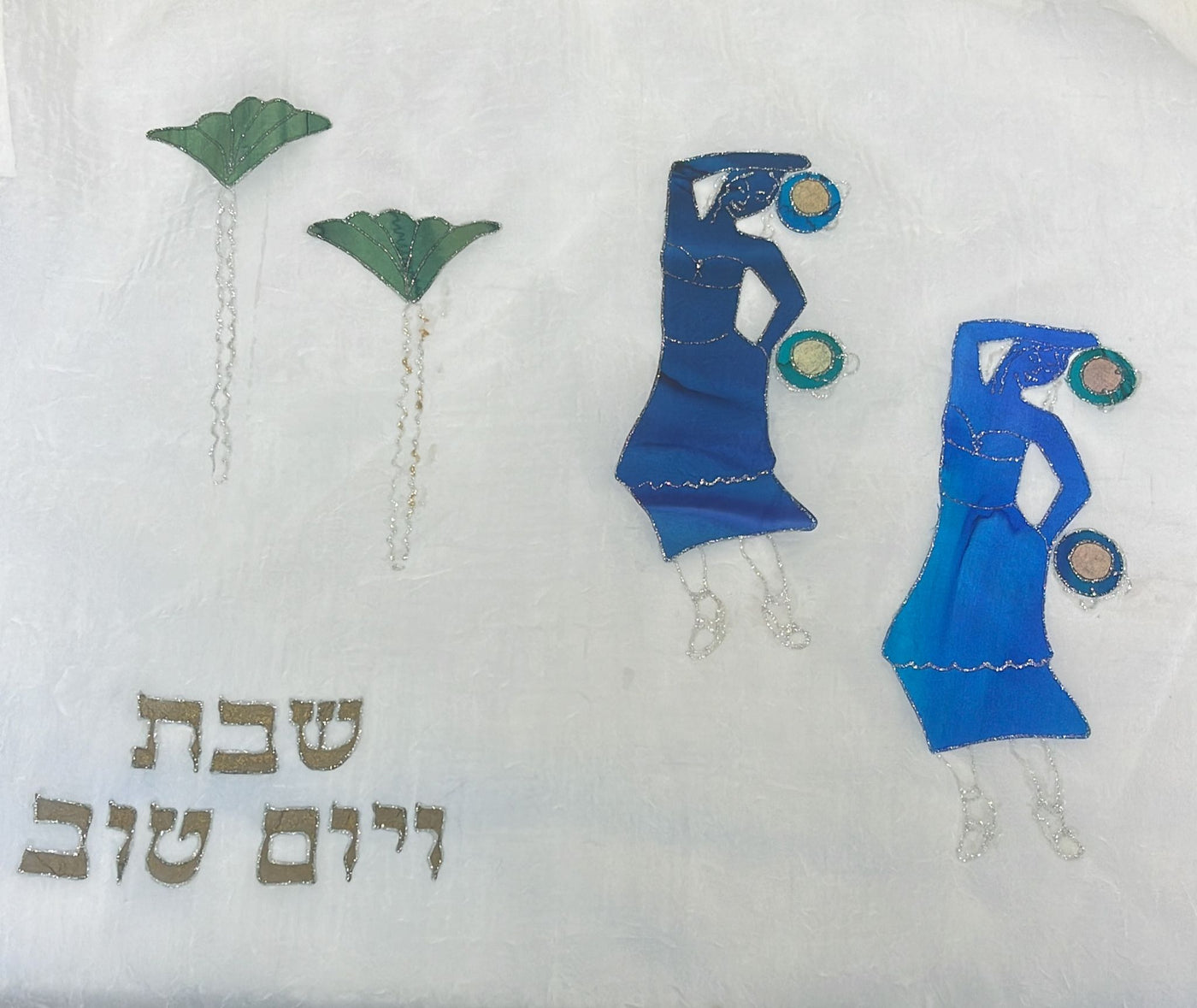 Hand Painted  Silk Challah Cover (Various designs)